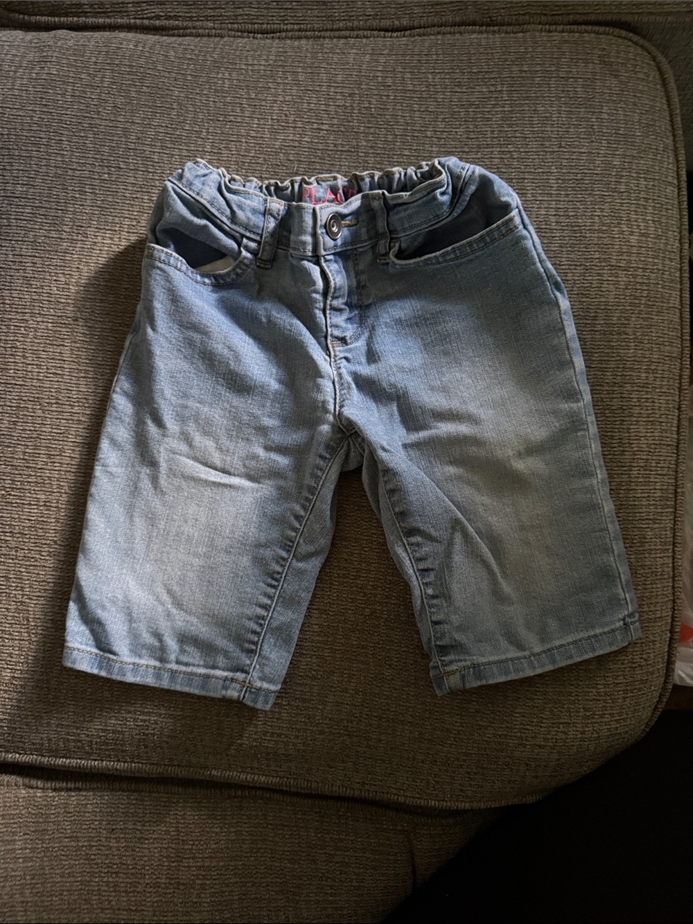 Kids Light Blue Denim Shorts